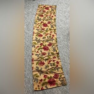 Floral window valance 78”x19” sold as a three pack.